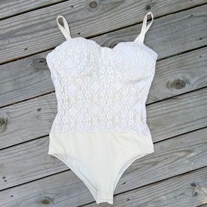 White Birch Body Suit/Size Medium